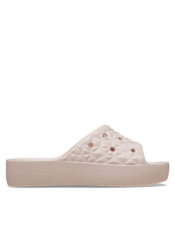 Crocs Crocs Şlapi Classic Platform Geometric Slide W 209564 Roz