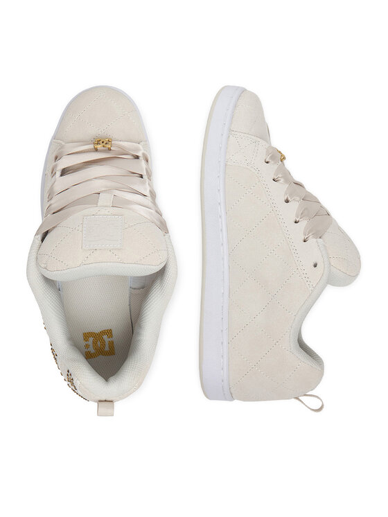 DC Shoes DC Shoes Sneakersy EO-COURT GRAFFIK SE DC01666102 Écru