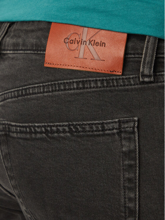 Calvin Klein Calvin Klein Džinsi LV04RF758G Melns Straight Leg