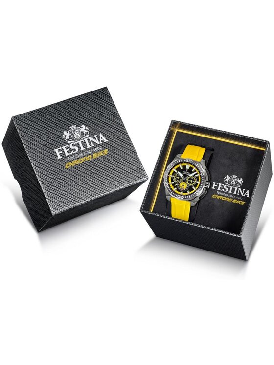 Festina Festina Zegarek F20725-1 Żółty