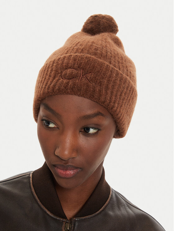 Calvin Klein Calvin Klein Σκούφος Embroidery Airy K60K612586 Καφέ