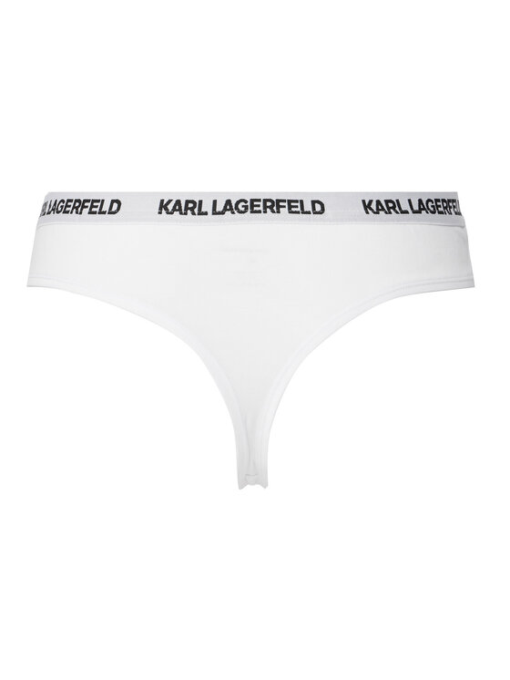 KARL LAGERFELD KARL LAGERFELD Set de tanga﻿ B1W47031 Alb