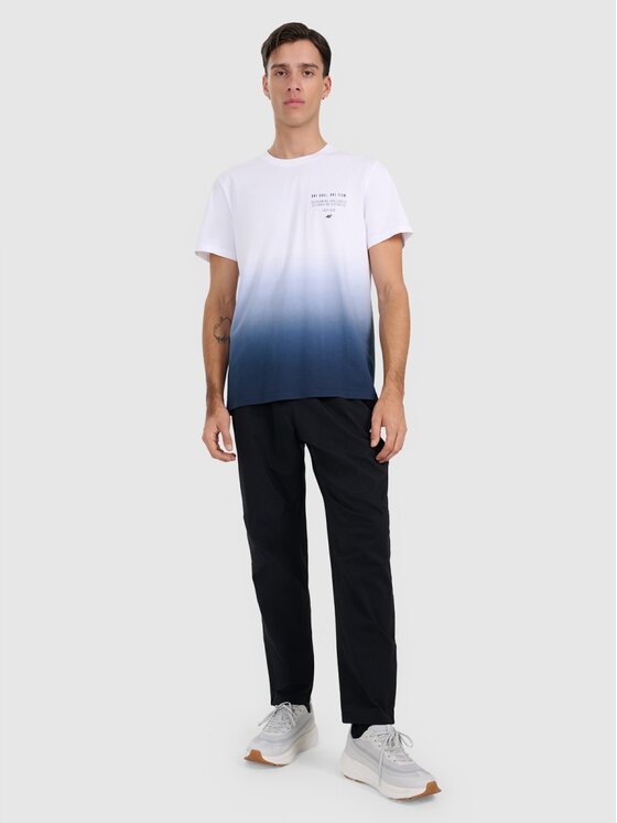 4F 4F T-Shirt 4FRAW25TTSHM3226-31S Granatowy Regular Fit