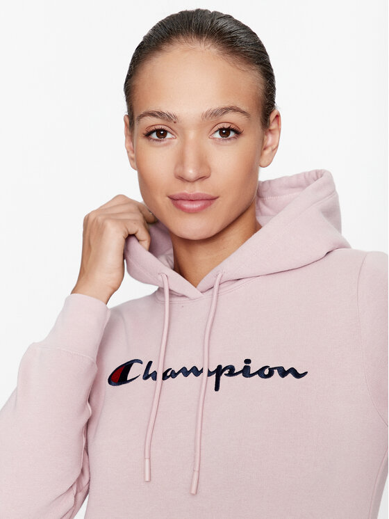Champion Champion Bluză Hooded Sweatshirt 116579 Roz Regular Fit
