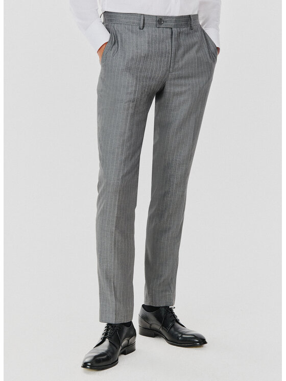 Pako Lorente Pako Lorente Garnitur P24WF-4G-004 Szary Slim Fit