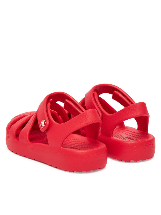 Crocs Crocs Sandały Kids' Classic Fisherman Sandal 210625 Czerwony