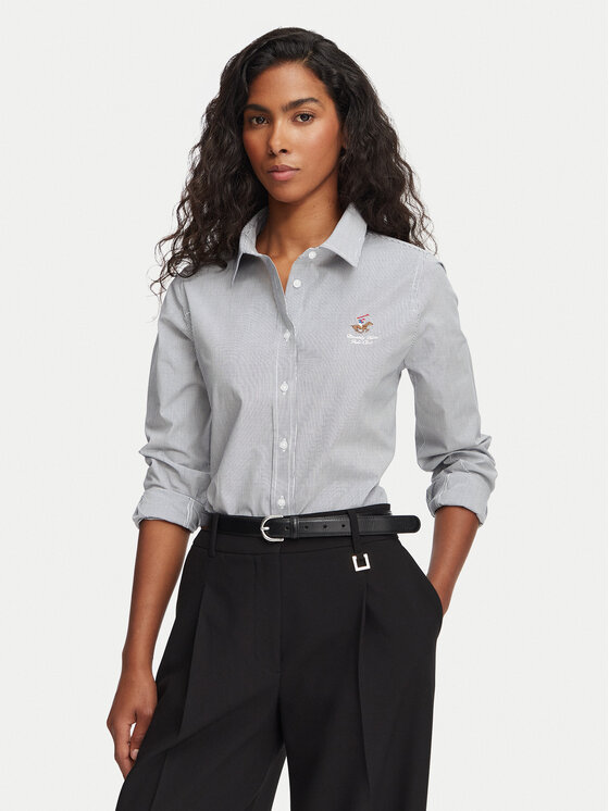 Beverly Hills Polo Club Beverly Hills Polo Club Srajca P-SS26W-SH0005 Mornarsko modra Regular Fit