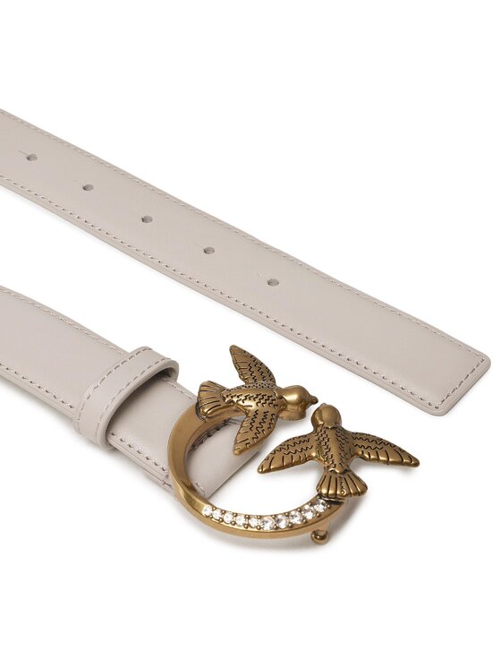 PINKO Pinko Pasek Damski Love Berry H3 Belt PE 23 PLT01 100125 A0GY Szary