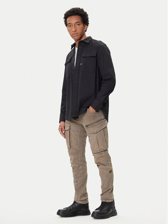G-Star Raw G-Star Raw Hlače Rovic Zip 3D D02190-E172 Bež Tapered Fit