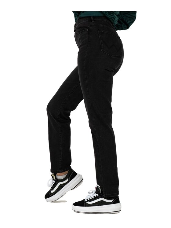 Wrangler Wrangler Jeansy W26RDF449 Czarny Straight Leg