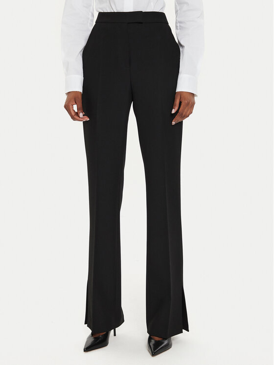 BOSS Boss Hlače Tubeka4 50518874 Crna Slim Fit