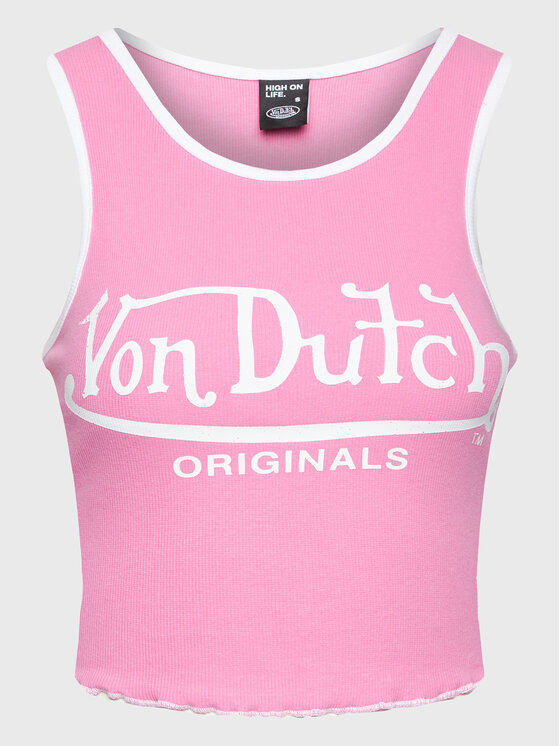 Von Dutch Top Ashley 6231062 Ružičasta Slim Fit