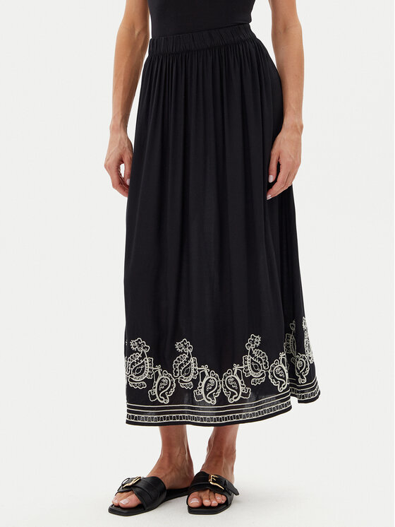 JDY JDY Maxi szoknya Risso 15354225 Fekete Regular Fit