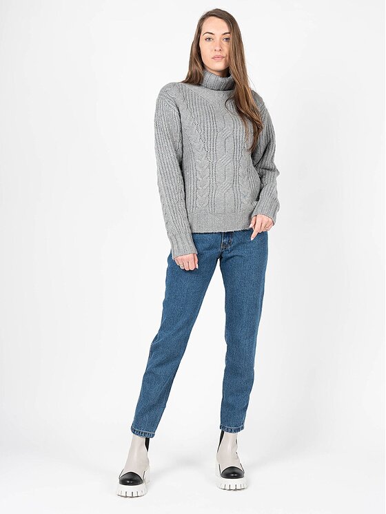 Silvian Heach Silvian Heach Maglione PGA22004MA Grigio Oversize