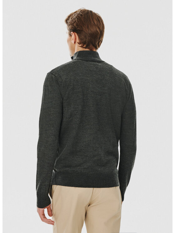 Pako Lorente Pako Lorente Sweter P24WP-2X-009 Szary Classic Fit