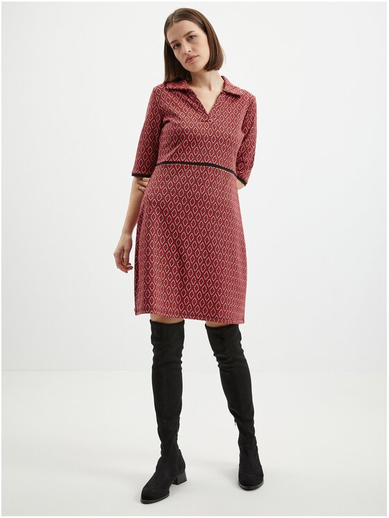 Orsay Orsay Sukienka 430025224000__XS Czerwony Regular Fit