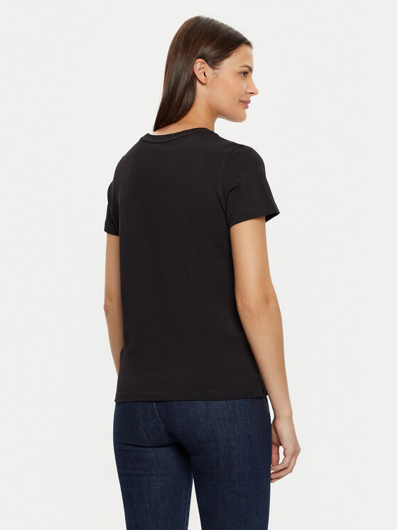 Guess Guess T-shirt W5RI19 I3Z14 Crna Regular Fit