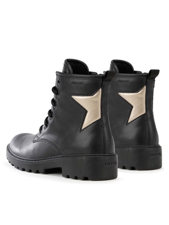 Geox Geox Pohodni čevlji J Casey Girl J9420G 054AJ C0531 S Črna