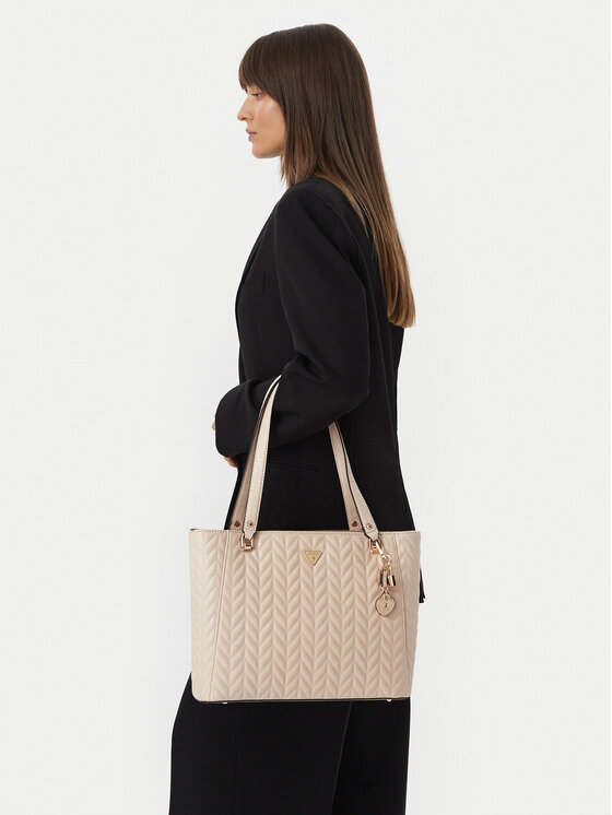Guess Дамска чанта Stacey HWGG97 41250 Бежов