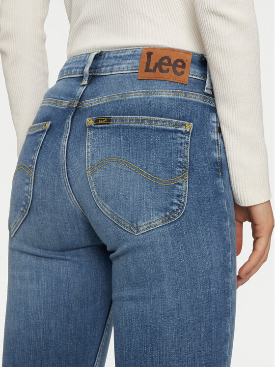 Lee Lee Jeansy Elly 112355239 Niebieski Slim Fit