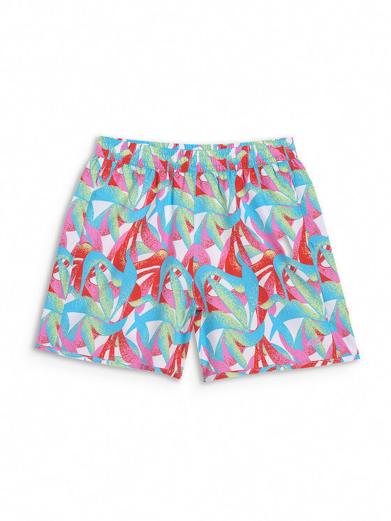 4F 4F Szorty materiałowe BEACHWEAR BASIC Kolorowy Regular Fit