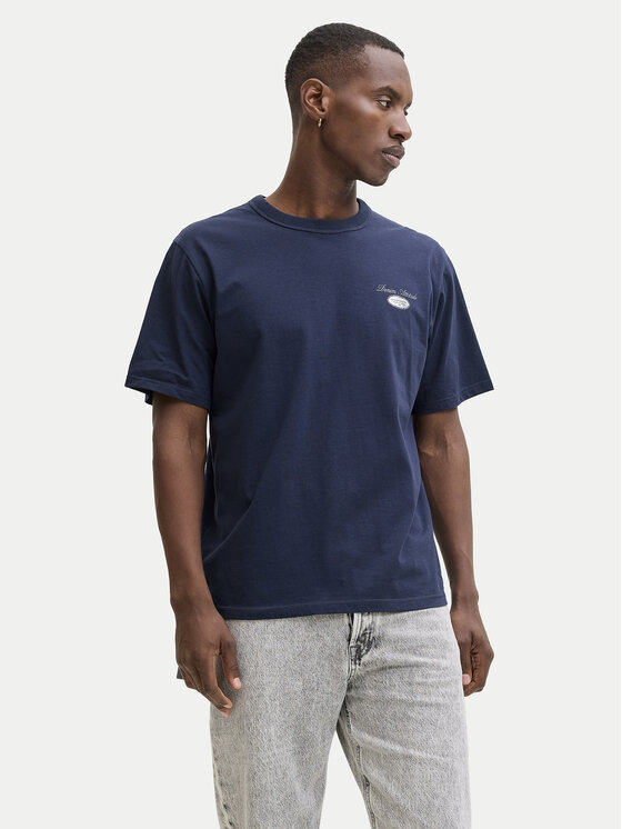 Jack & Jones Jack & Jones Tričko Edover 12288005 Tmavomodrá Regular Fit