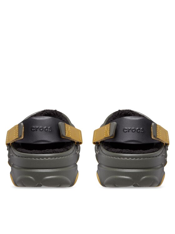 Crocs Crocs Παντόφλες Crocs All Terain Lined Clog 207936 Χακί
