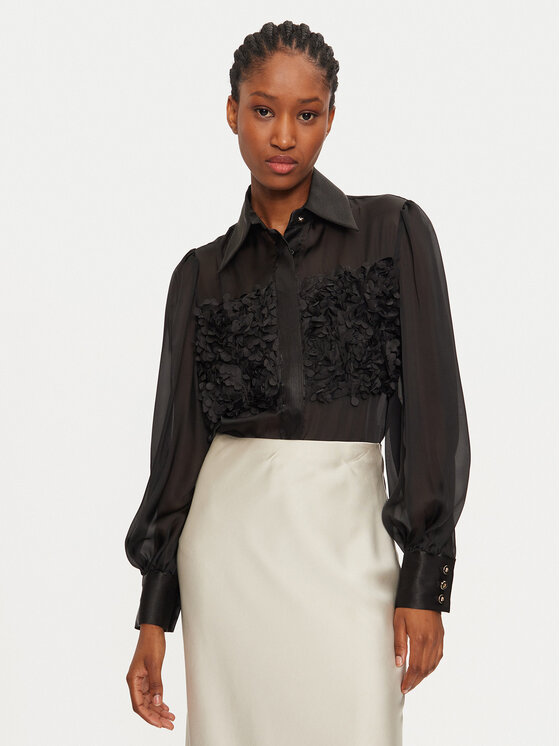 Babylon Babylon Marškiniai S00303 Juoda Regular Fit