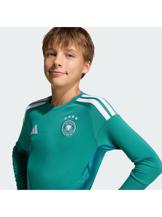 adidas adidas Koszulka techniczna Germany 26 Home Goalkeeper Kids Zielony Regular Fit