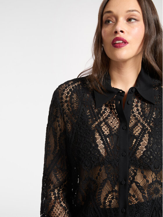 Elena Mirò Elena Mirò Camicia 5169P000241N033 Nero Regular Fit