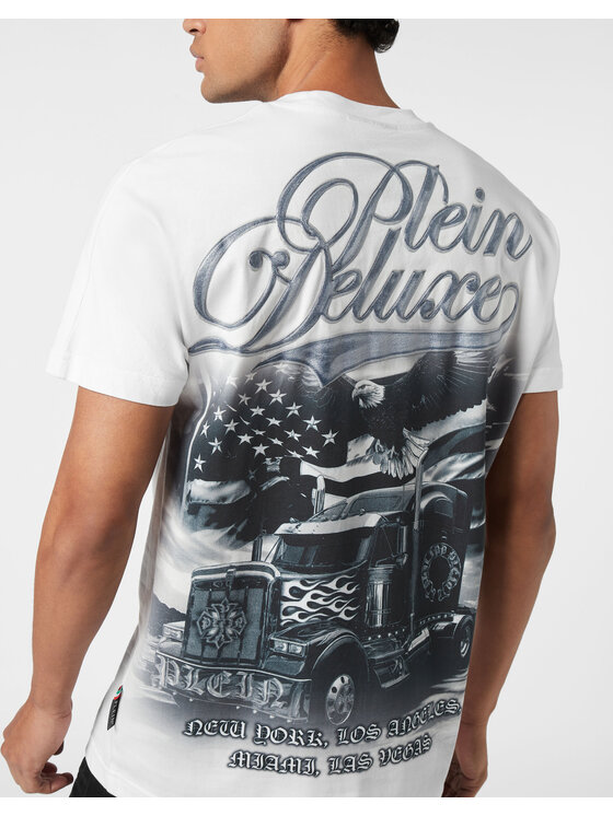 PHILIPP PLEIN PHILIPP PLEIN T-Shirt 26169 Biały Regular Fit