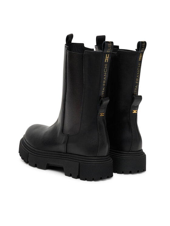 Elisabetta Franchi Elisabetta Franchi Botine Chelsea Boot F4A5-E0416-1251 S Negru