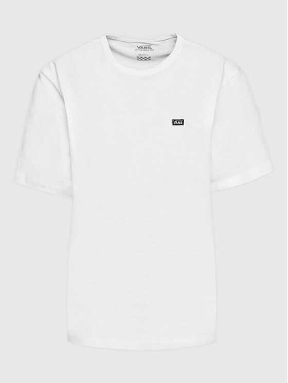 Vans Vans T-Shirt Small VN0A5I8X Biały Regular Fit