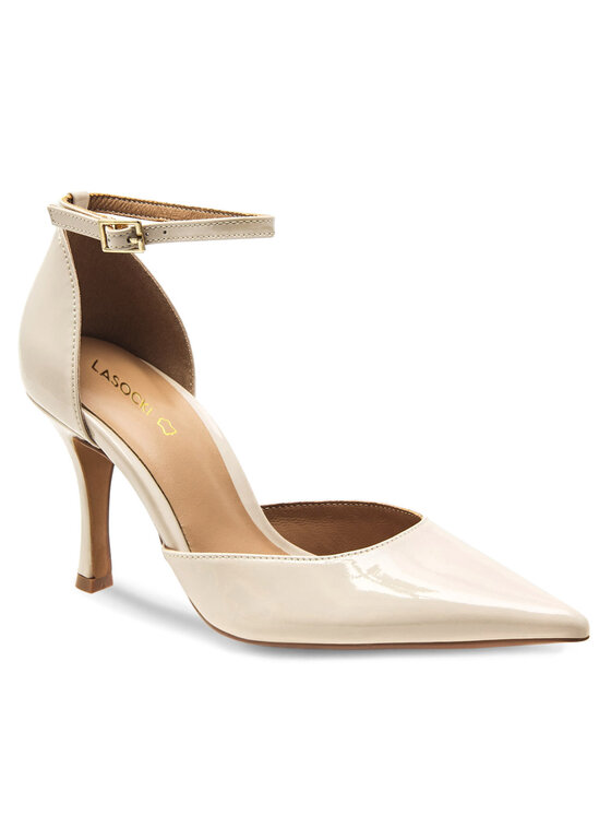 Scarpe beige decollete top