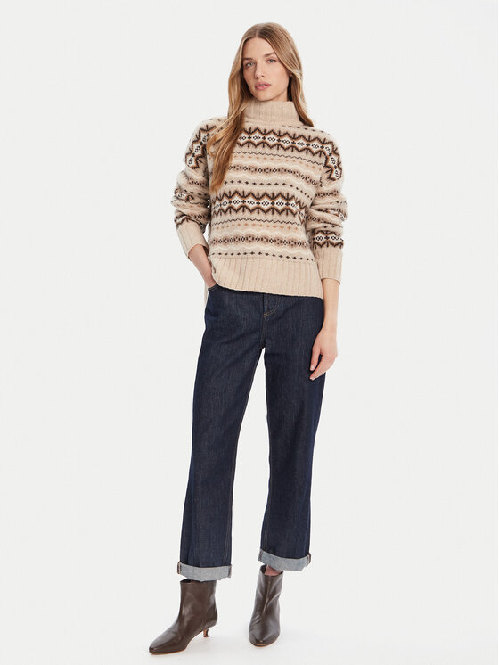 Barbour Barbour Dolčevita Helen LKN1560GY15 Bež Regular Fit
