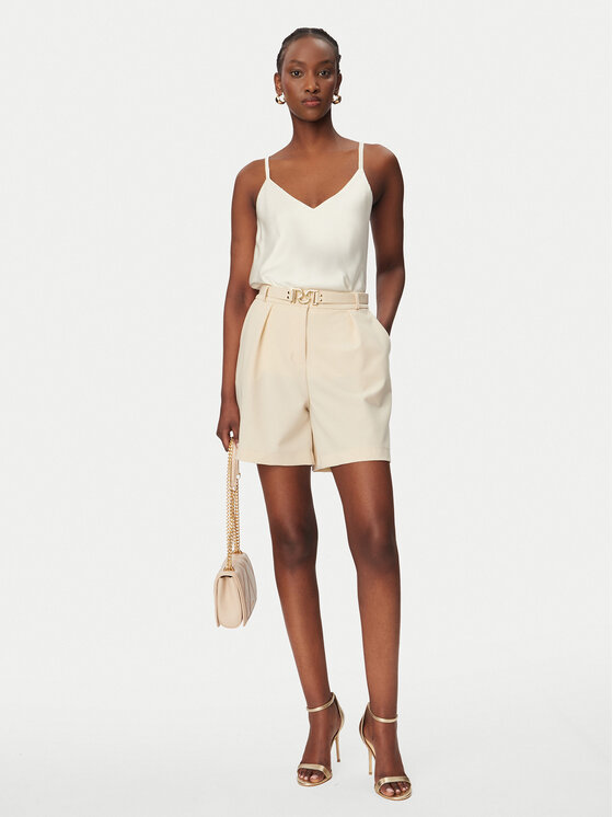 Rinascimento Rinascimento Stoffshorts CFC0127761003 Beige Regular Fit