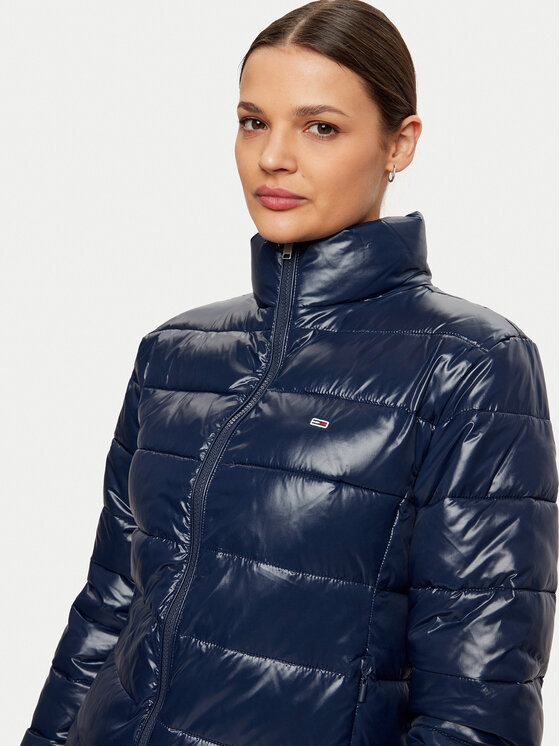 Tommy Jeans Tommy Jeans Zimní bunda Essential DW0DW19312 Tmavomodrá Regular Fit