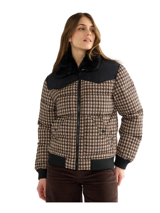 Wrangler Wrangler Kurtka puchowa 112386803 Czarny Regular Fit