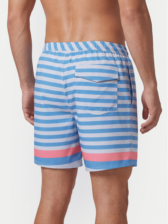 Quiksilver Quiksilver Σορτς κολύμβησης Original Btz Stripe Volley 17 EQYJV04209 Μπλε Straight Leg