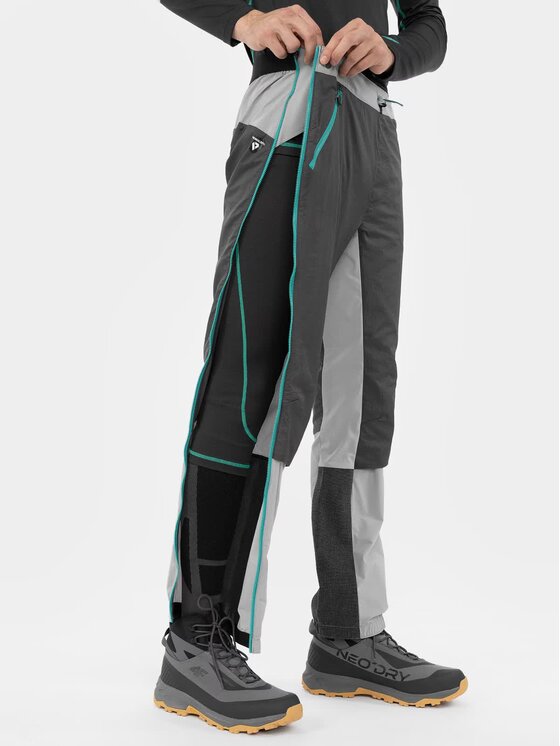 4F 4F Spodnie narciarskie H4Z22SPMTR062-22S Czarny Regular Fit