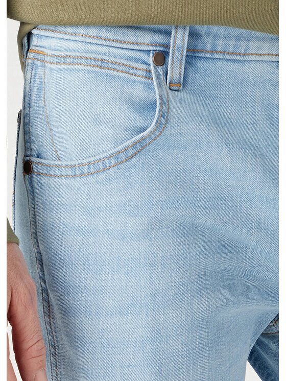 Wrangler Wrangler Jeansy Greensboro Niebieski Regular Fit