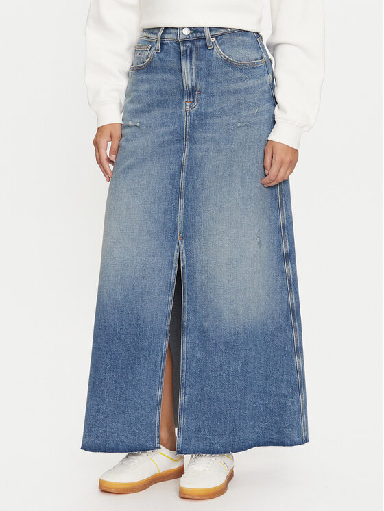 Női Farmer szoknya Tommy Jeans, Méret: 24, Kék, Claire DW0DW19652