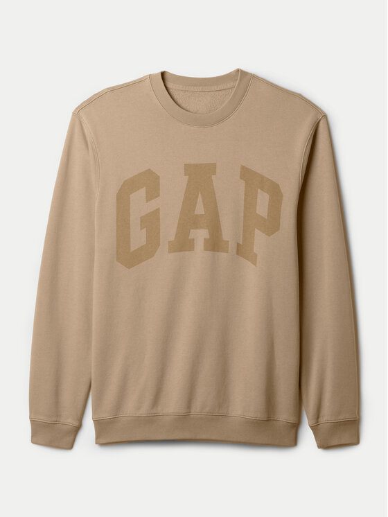 Gap Gap Majica dugih rukava 881252-01 Bež Relaxed Fit