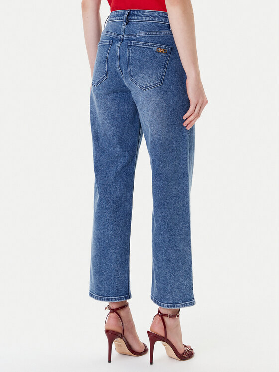 MICHAEL Michael Kors MICHAEL Michael Kors Jeans hlače MT5907OEB1 Modra Straight Fit
