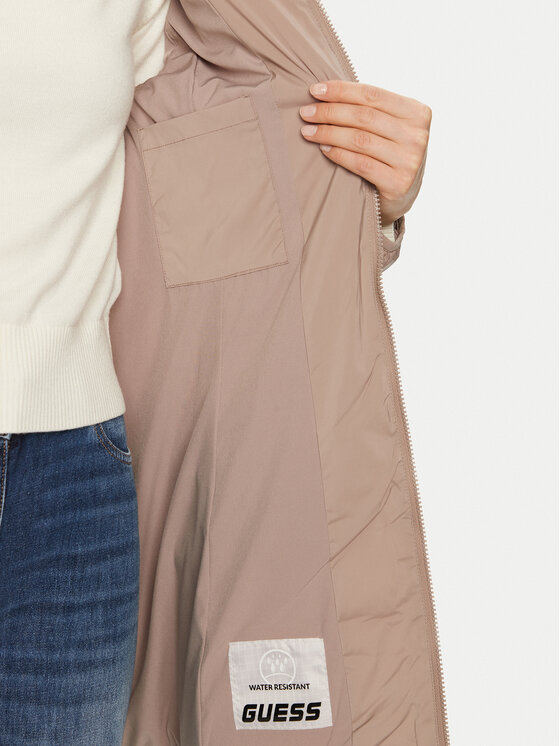Guess Guess Pūkinė striukė New Aleta V4YL05 WF3X0 Pilka Regular Fit
