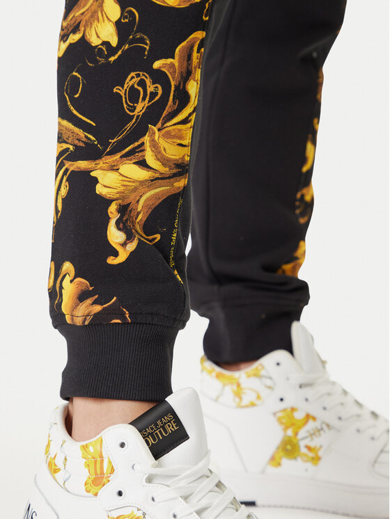 Versace Jeans Couture Versace Jeans Couture Долнище анцуг 79GAA3C0 FS201 Черен Regular Fit