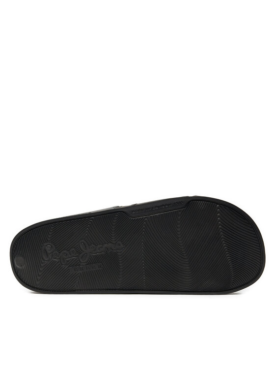 Pepe Jeans Pepe Jeans Şlapi Slider Translucent W PLS70147 Negru