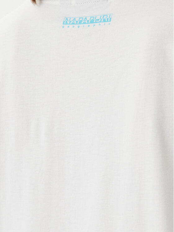 Napapijri Napapijri T-shirt S-Nice NP0A4IG4 Écru Regular Fit