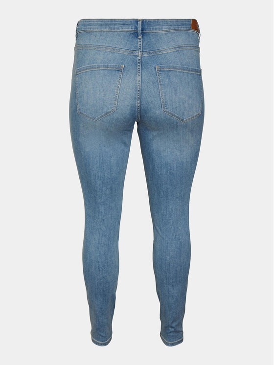 Vero Moda Curve Vero Moda Curve Jeans hlače Phia 10285113 Modra Slim Fit