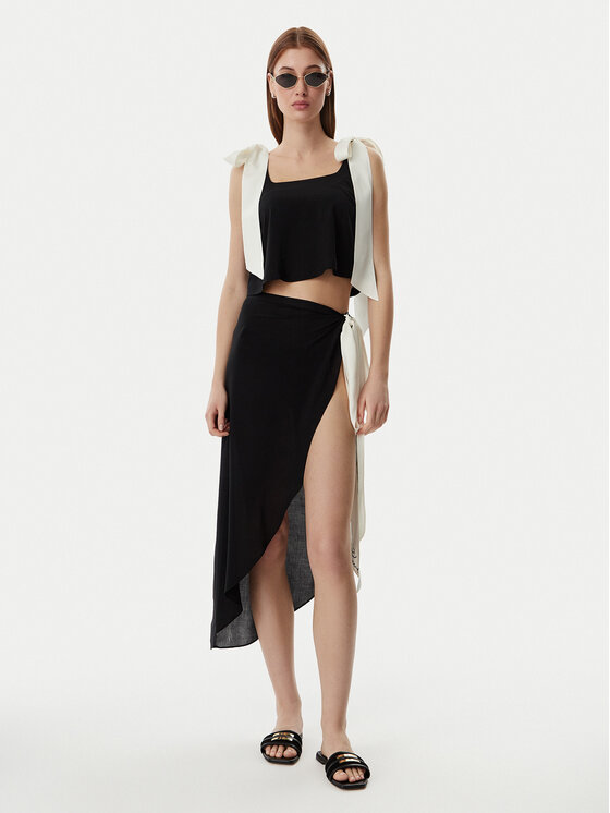 KARL LAGERFELD KARL LAGERFELD Top B2W46036 Černá Regular Fit